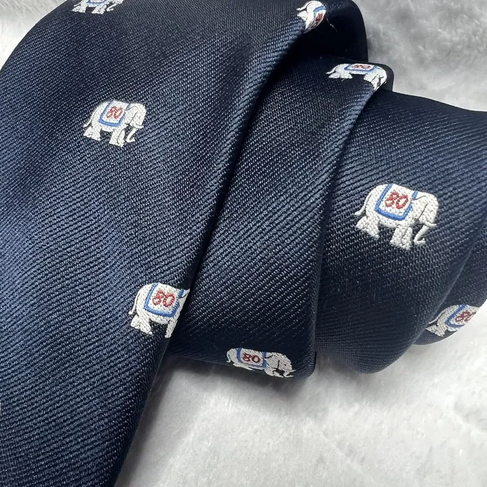 Men's Allyn Neckwear Tie Navy Blue 